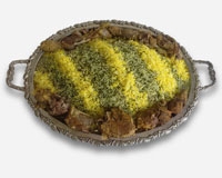 باقالی پلو باگوشت 