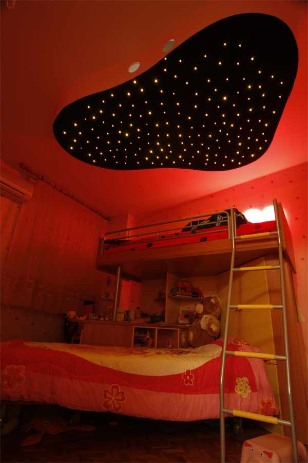 فیبرنوری به همراه کیریستال و  نور مخفی نسبت به شکل و سایز متفاوت است.