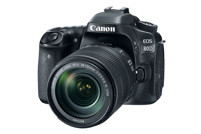 دوربین عکاسی canon 80D 18-135 USM