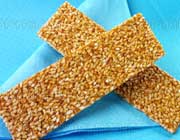 شیرینی کنجدی با شیرین کننده استویا شیرینی رژیمی