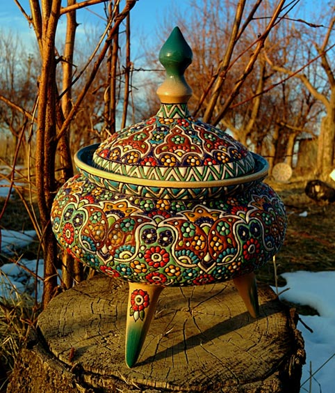  شکلات خوری سه پایه  کد 106